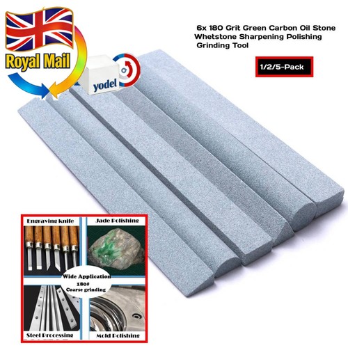 6pc 180 grit sharpening stone - 180,