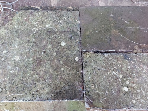 Yorkstone flags slabs top