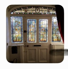 ANTIQUE ORNATE FRONT DOOR &