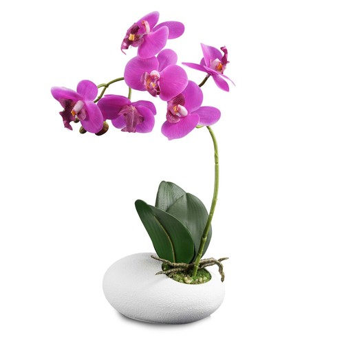 Artificial orchid 35cm flower - artificial,