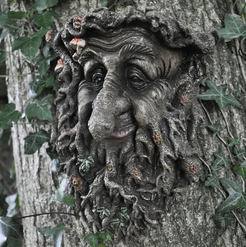 Man forest greenman tree - man,