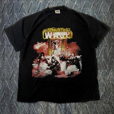 Rare Vintage W.A.S.P. World Domination / W.A.S.P. Nation T-Shirt – Black – XL