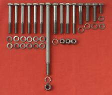 LOTUS FORD CROSSFLOW TWIN CAM  FRONT COVER  stainless steel HEX head bolt kit