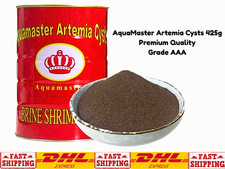 AquaMaster Artemia Cysts 425g – 90% Hatch Rate Brine Shrimp Eggs - Premium Grade