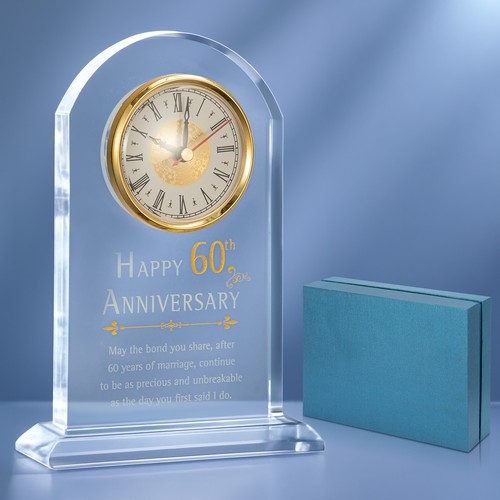 Desk table clock anniversary - desk,
