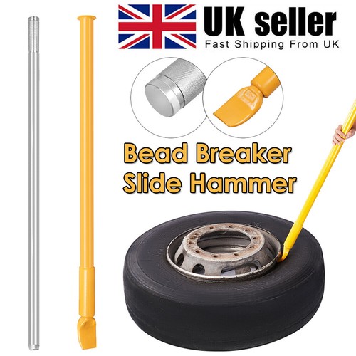 Tire slide hammer - hammer, bead