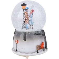 Couples Music Box with Snow