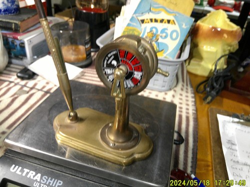 Vintage brass ship - ship, engine