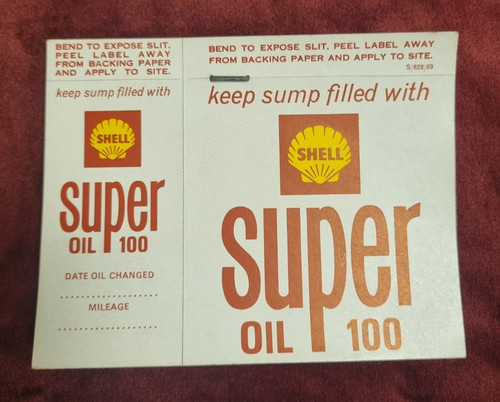 Vintage shell super oil - shell,