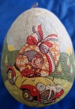 Vintage Paper Mache Noddy  Easter Egg 1950s