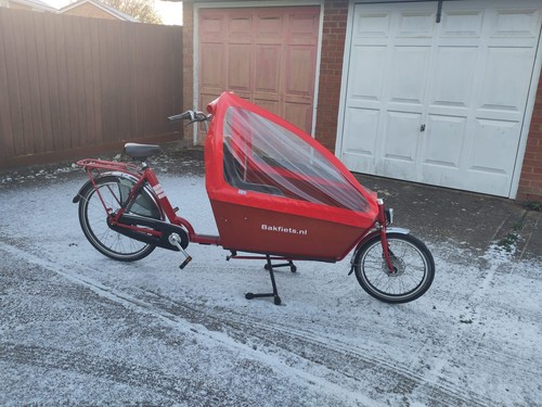 Bakfiets classic long red - classic-long,