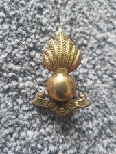 Royal Artillery Cap Badge Ubique British Army Brass