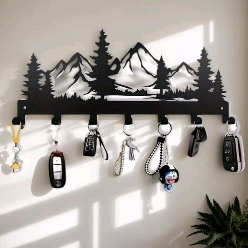 Mountain forest key holder - mountain,