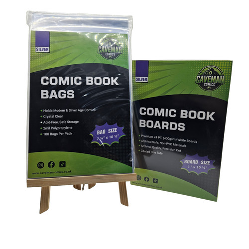 100 silver age comic bags - silver,