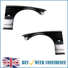 BMW 3 Front Wing Primed Pair L & R Large Indicator Hole Saloon E36 1991-1996