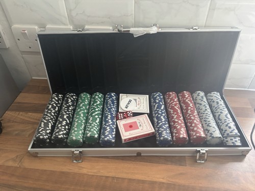 Poker chip set aluminium - poker,