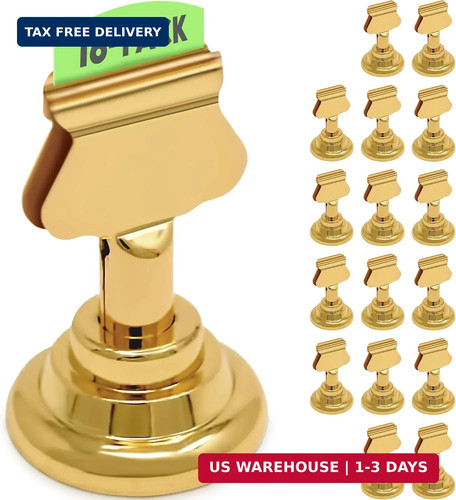 Table number holders - table,
