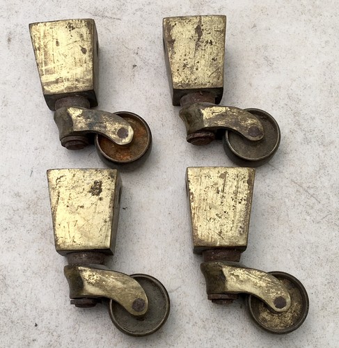 Set four solid brass - of,