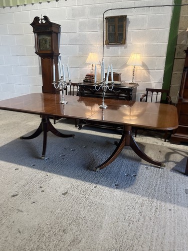Georgian style mahogany twin - mahogany,