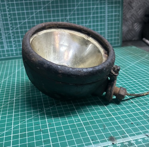 Vintage tractor headlight - tractor,