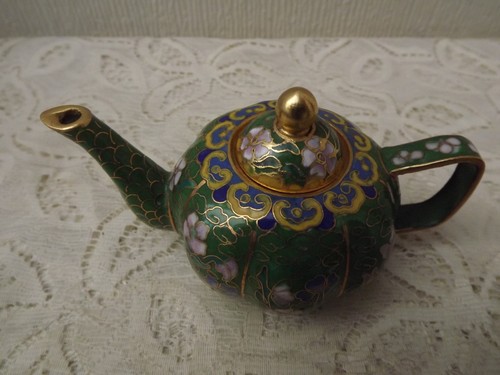 Chinese cloisonne miniature - chinese,