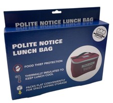 Polite Notice Insulated Lunch