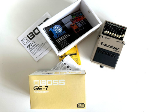 Boss graphic equalizer - boss, ge-7