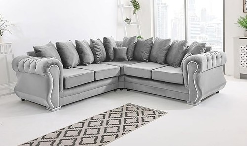 Luxury raven sofa set - sofa,