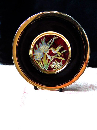 Japanese art chokin - chokin, plate