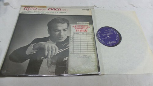Ruggiero ricci plays bach - ruggiero,