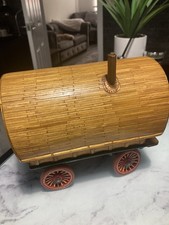 Vintage Folk Art Scratch Built Romany Gypsy Caravan