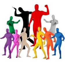 1pc Kid Adult Zentai Jumpsuit Skin Tight Bodysuit Cosplay Costumes Spandex Suit