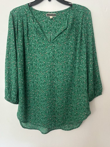 Pleione green floral print - green,