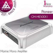 Pioneer GM-ME500X1 Marine Mono 1-Channel Class-FD Amplifier│1600W│4 ohm│For Boat