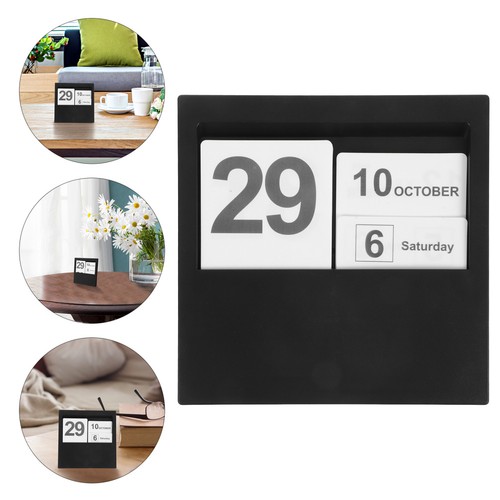 Stylish wooden calendar blocks - wooden,