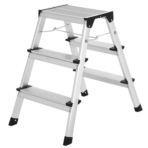 Step stool ladder aluminium - 2,