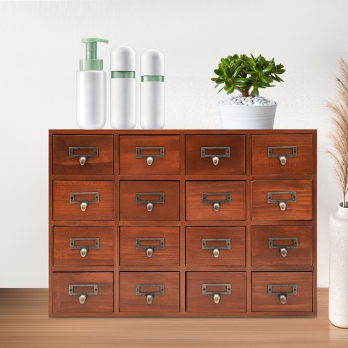 Wooden small desk chest - wooden,