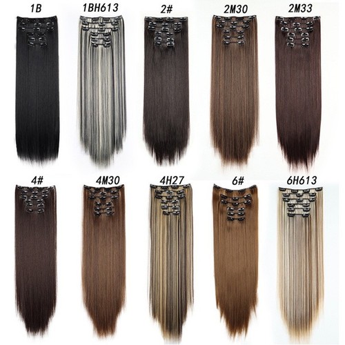 Piece clip hair - 6, in