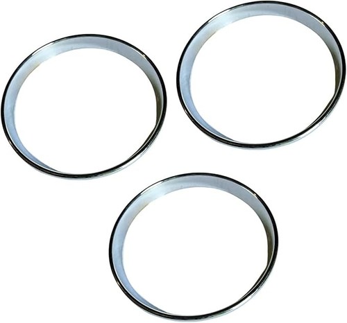 Binnacle bezel chrome set - chrome, 3pcs