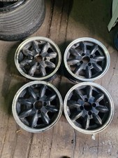Set of 4 Triumph Spitfire and GT6  Minilight Alloy wheels Pre Owned