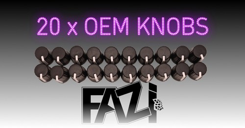 Black knobs oem - 20, dj