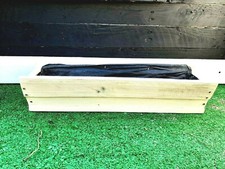 Wooden Planter Trough Planting