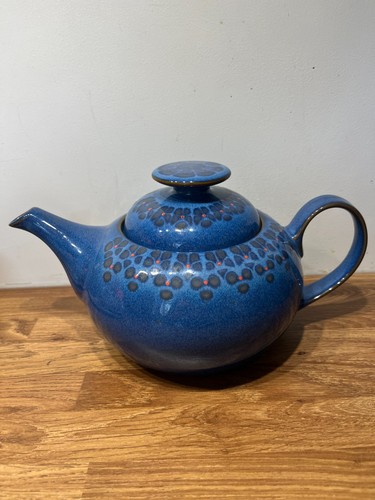 Denby midnight blue teapot - midnight,