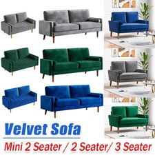 2/3/4 Seater Velvet Sofa with