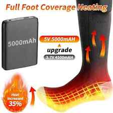 Electric Heated Socks Rechargeable  Battery Men Women Winter Foot Warmer