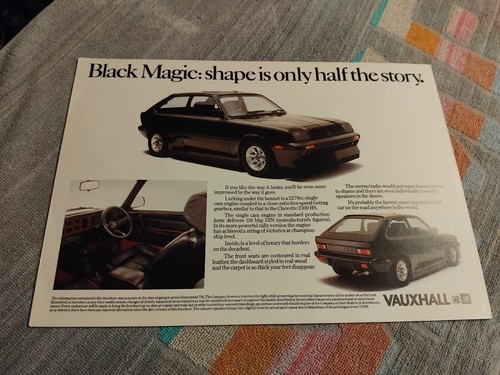 Vauxhall chevette black magic - chevette,