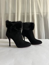 Cesare Paciotti Suede Fur Trim