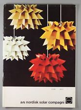 Nordisk Solar Compagni  1973 catalogue Danish lighting Svend Middelboe