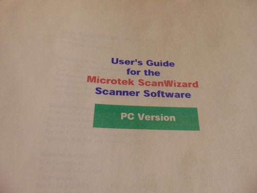 1998 microtek scanwizard - 1998,