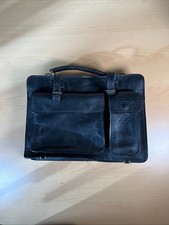 Leather Messenger Laptop Bag Shoulder Briefcase for Office & Travel